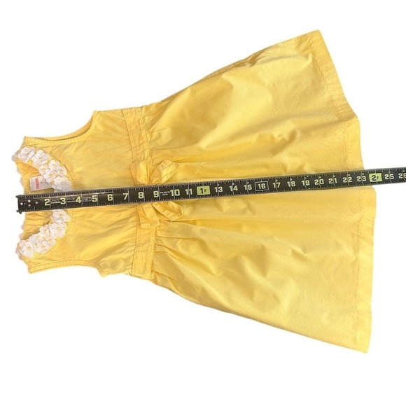 Gymboree Girls Yellow Sleeveless Party Dress Size 5‎ Bow Accent Summer - Picture 5 of 6